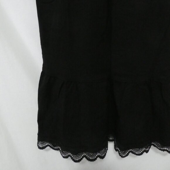 SHEIN - Curve | 2XL | Black Scalloped Hem V-Neck Mini Dress - Picture 7 of 14